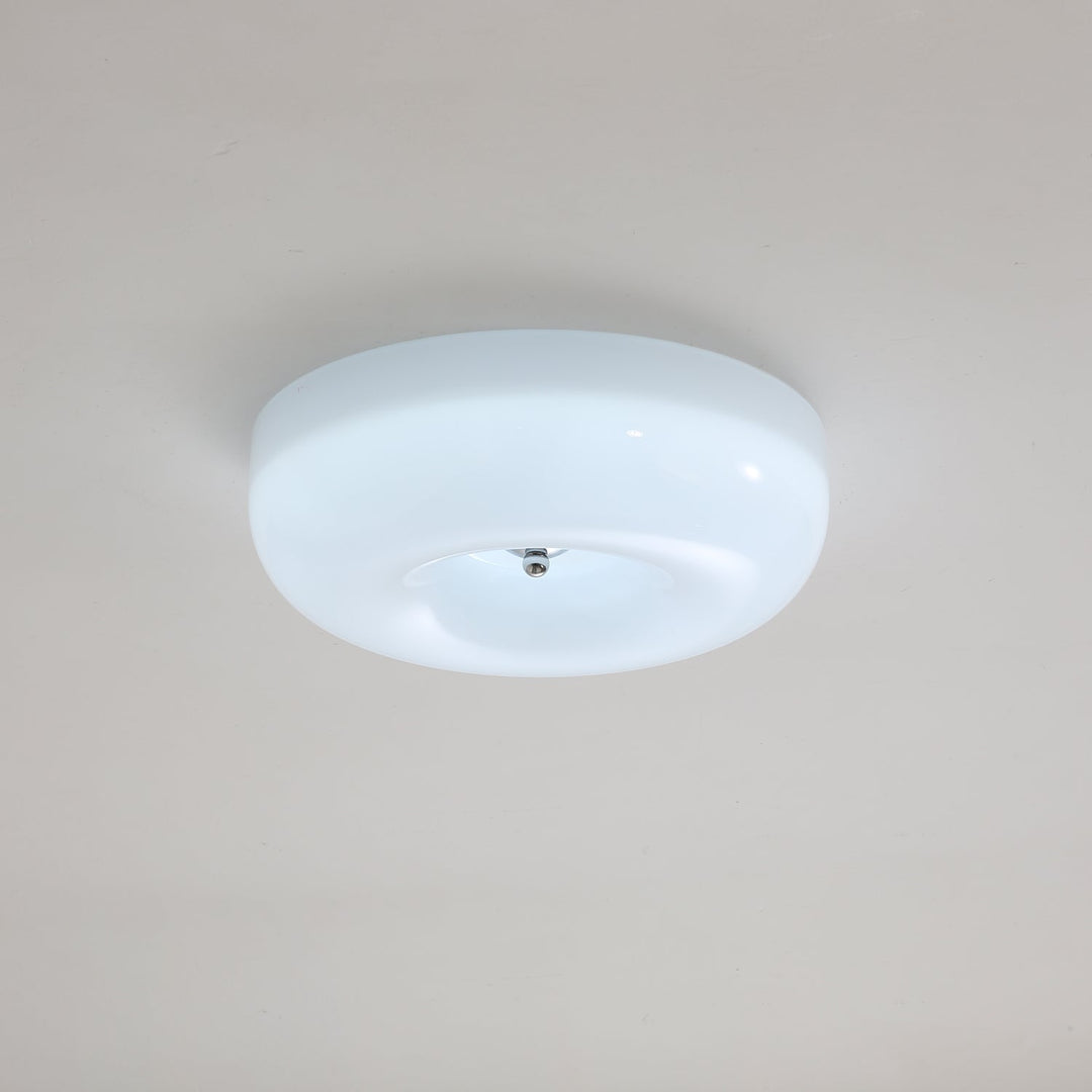 Szklana lampa sufitowa Swirl