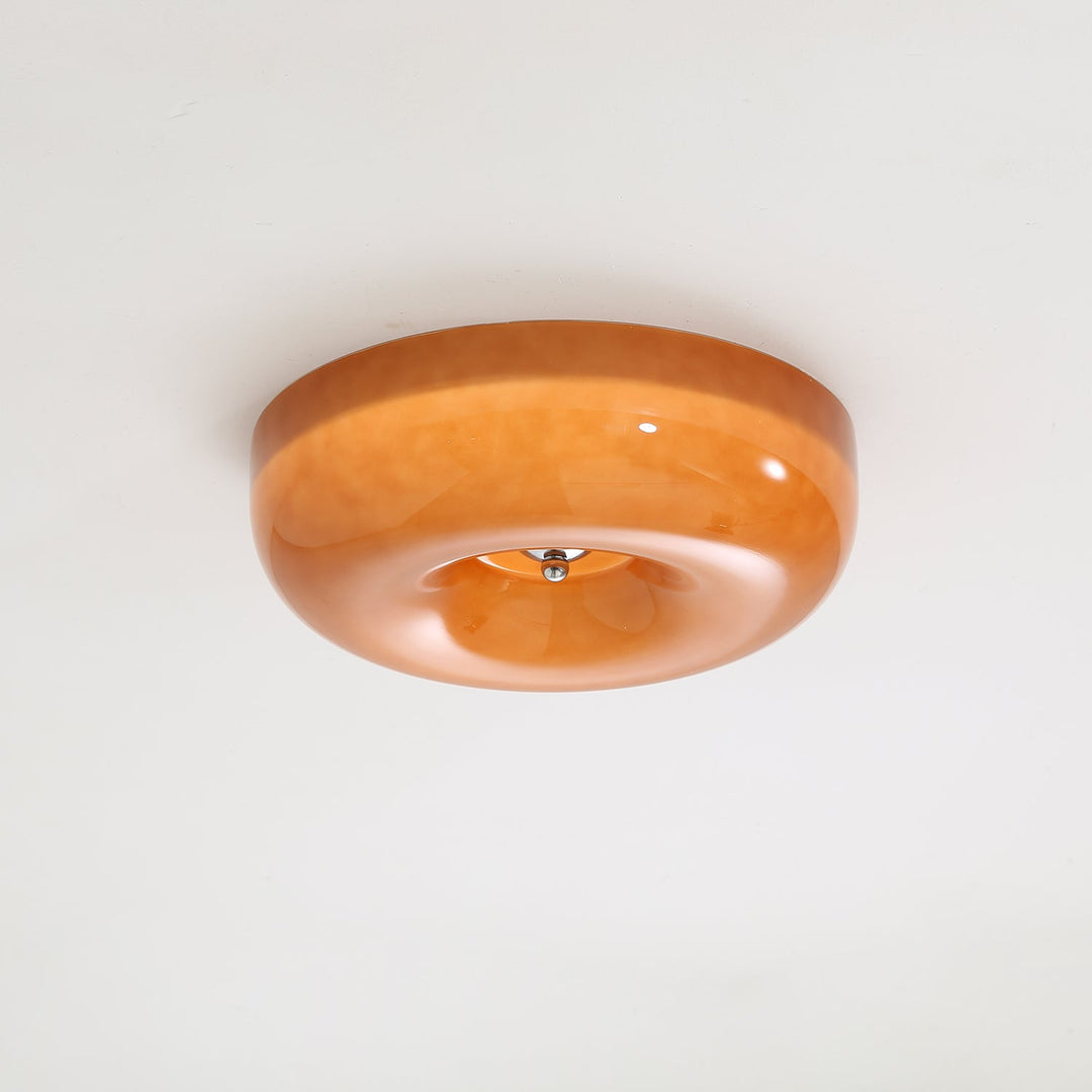 Szklana lampa sufitowa Swirl