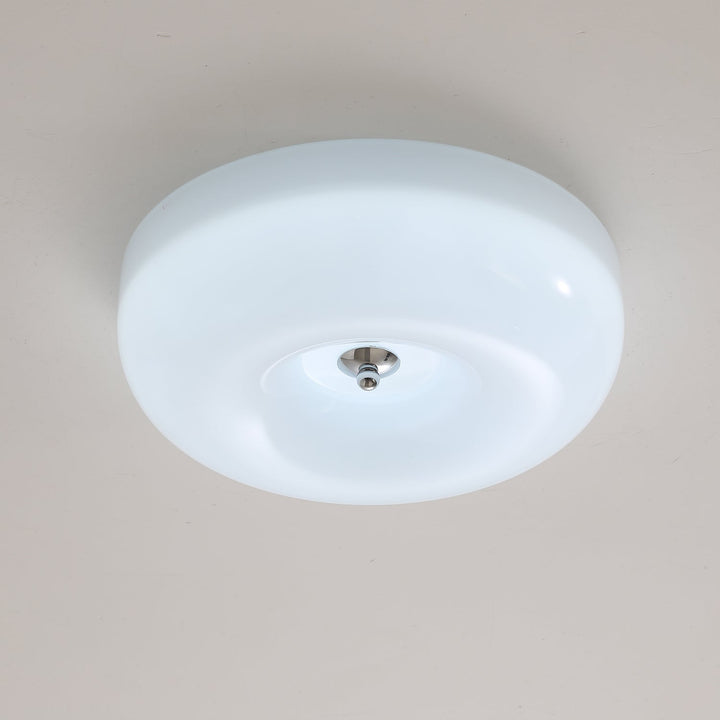 Szklana lampa sufitowa Swirl