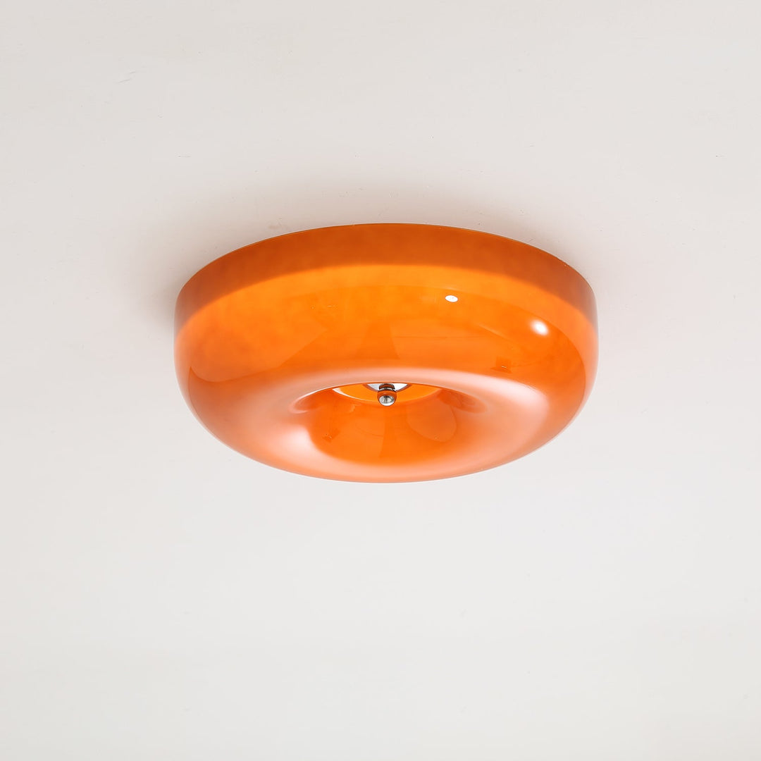 Szklana lampa sufitowa Swirl