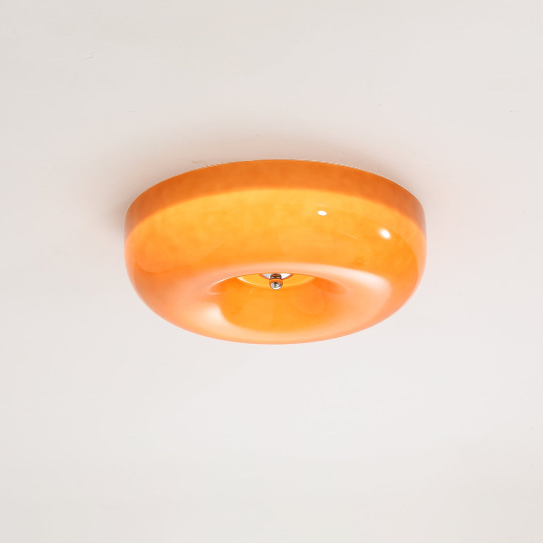 Szklana lampa sufitowa Swirl