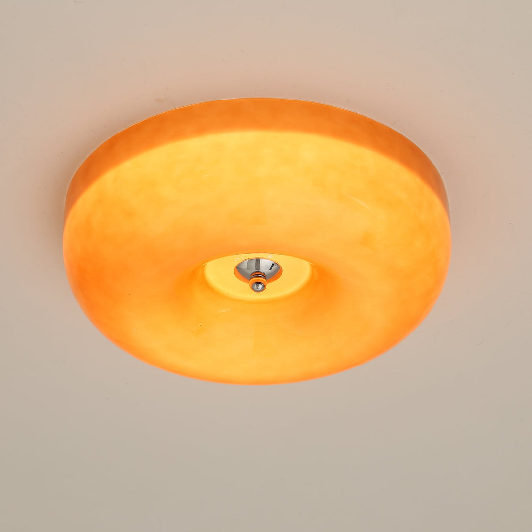 Szklana lampa sufitowa Swirl