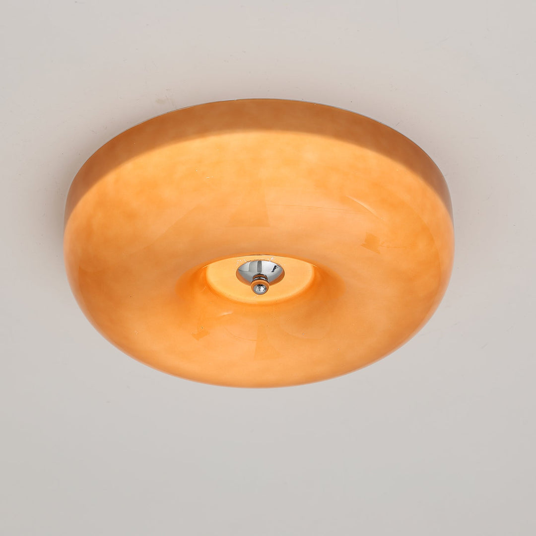 Szklana lampa sufitowa Swirl