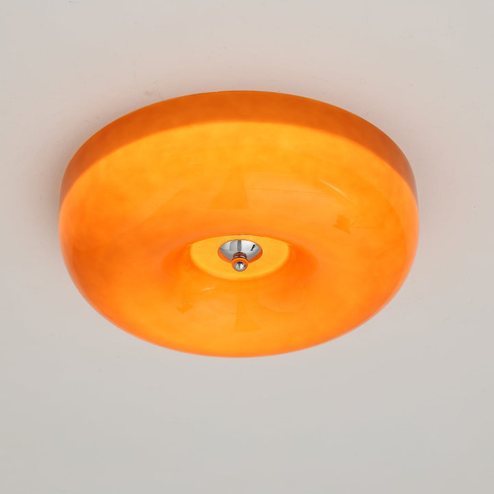 Szklana lampa sufitowa Swirl