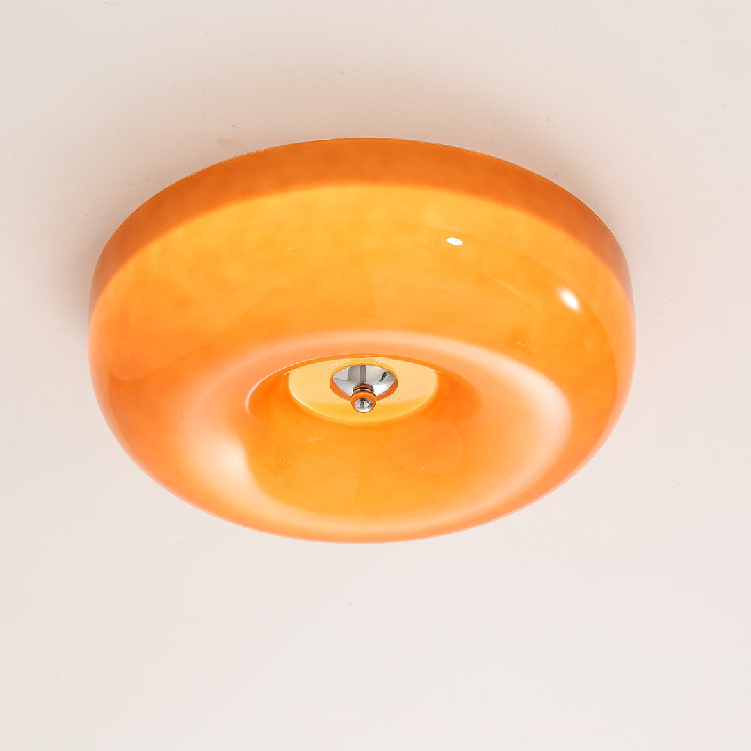 Szklana lampa sufitowa Swirl