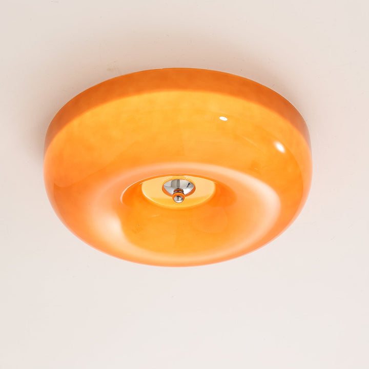 Szklana lampa sufitowa Swirl