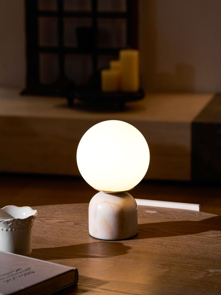 Lampa Stołowa Sylas z Marmuru