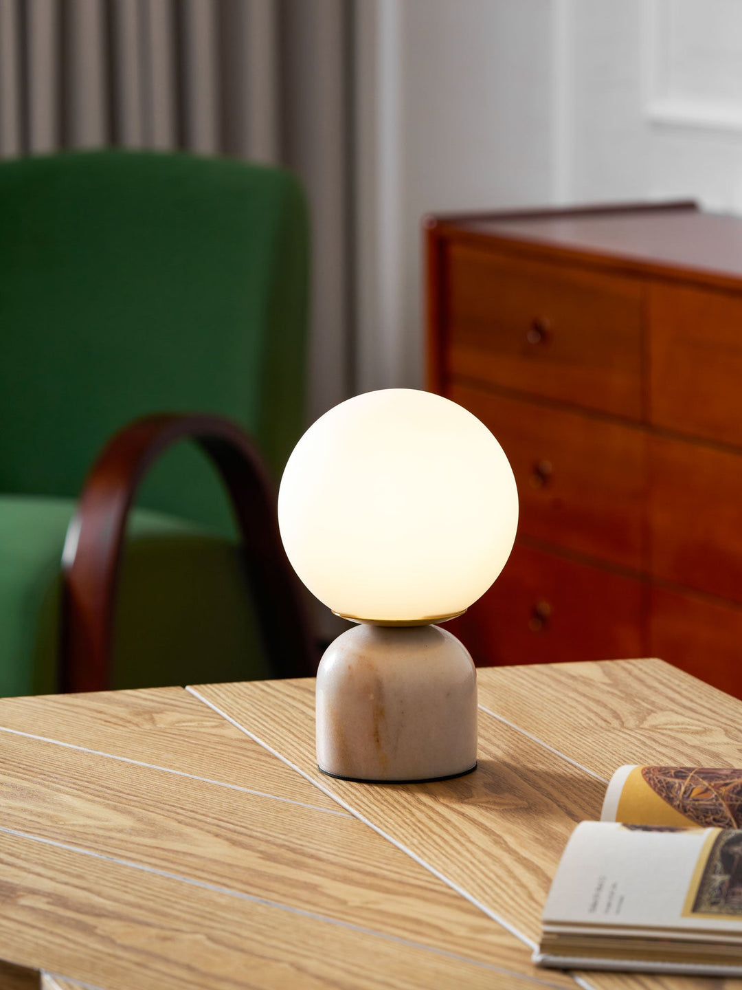 Lampa Stołowa Sylas z Marmuru