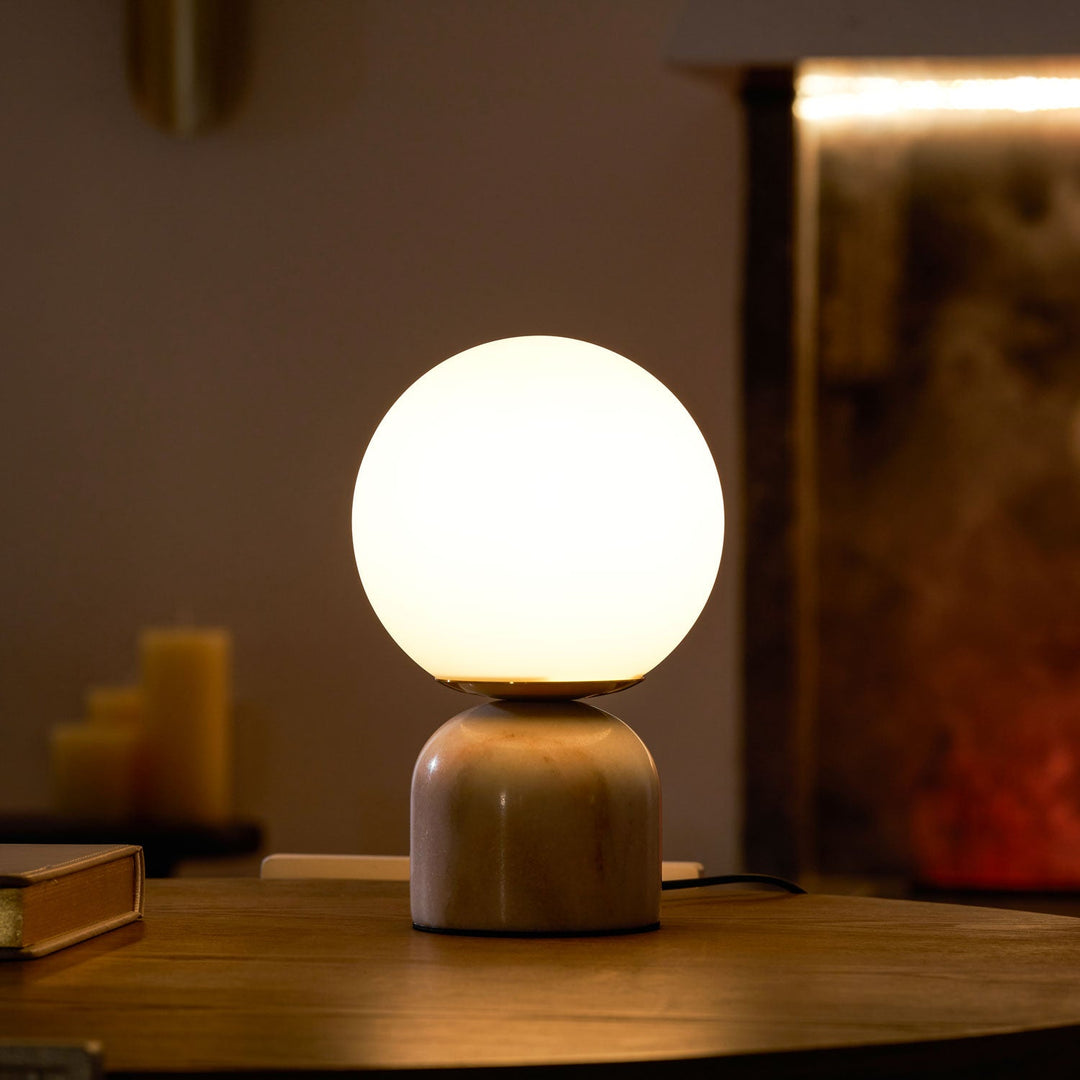 Lampa Stołowa Sylas z Marmuru