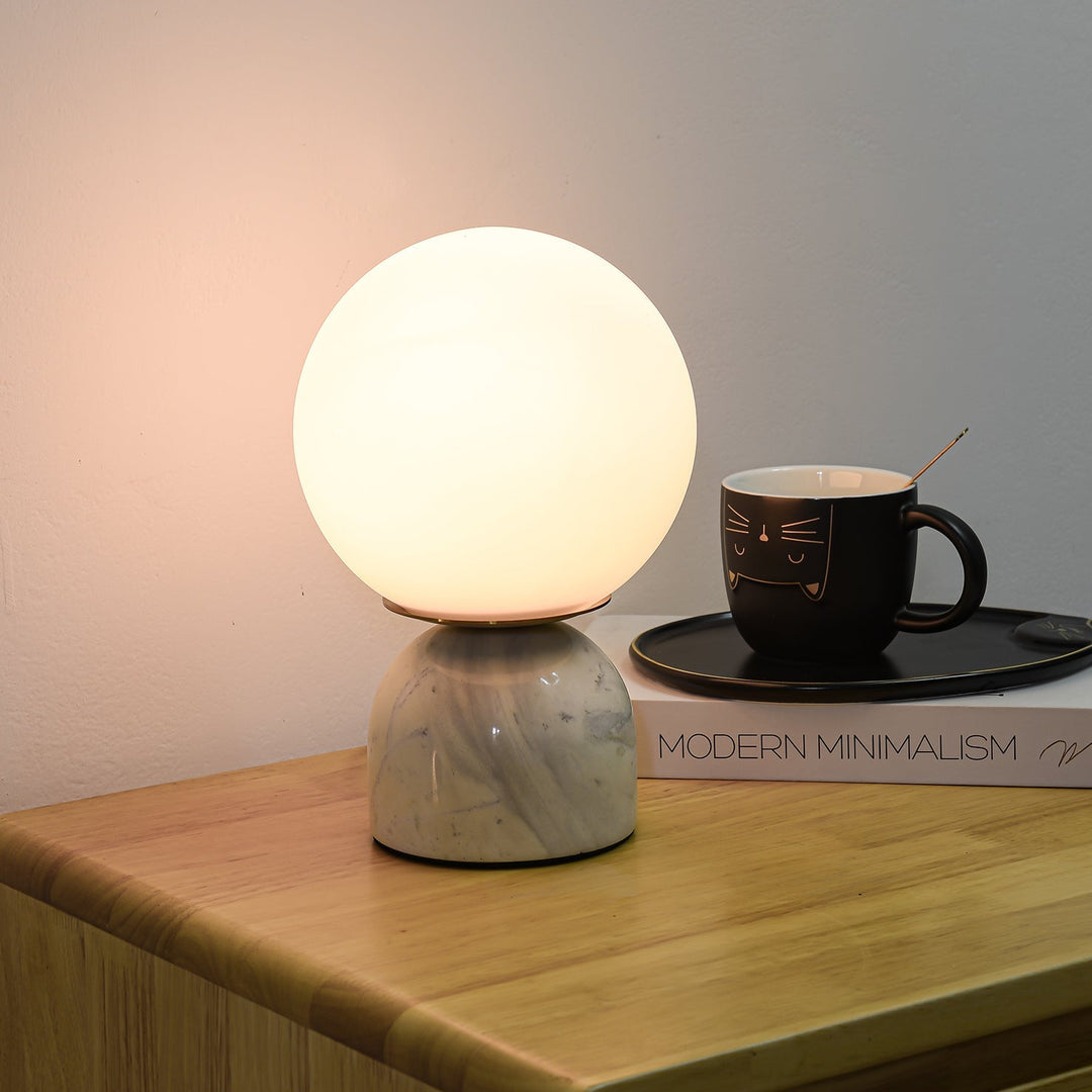 Lampa Stołowa Sylas z Marmuru
