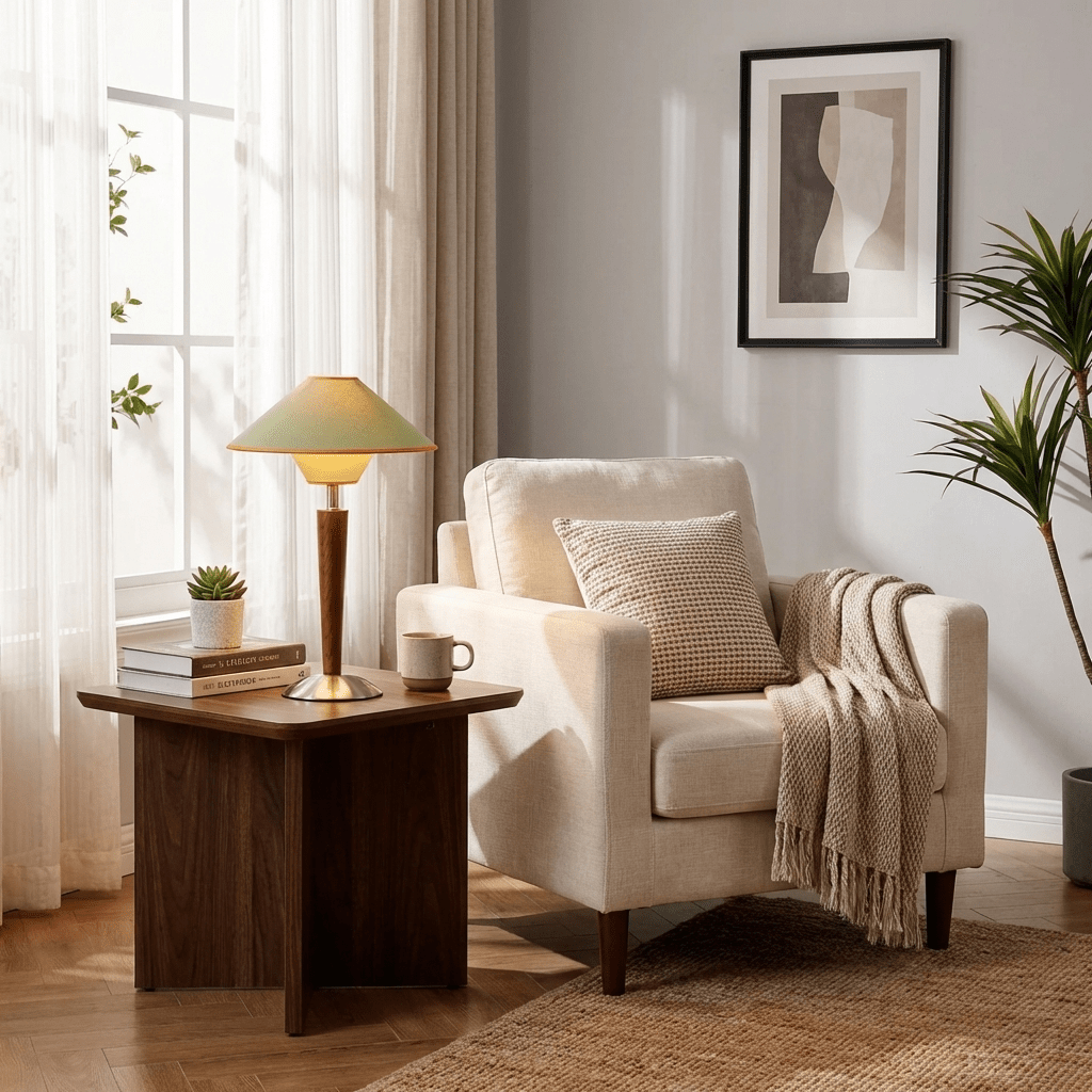 Lampa stołowa Talonwood