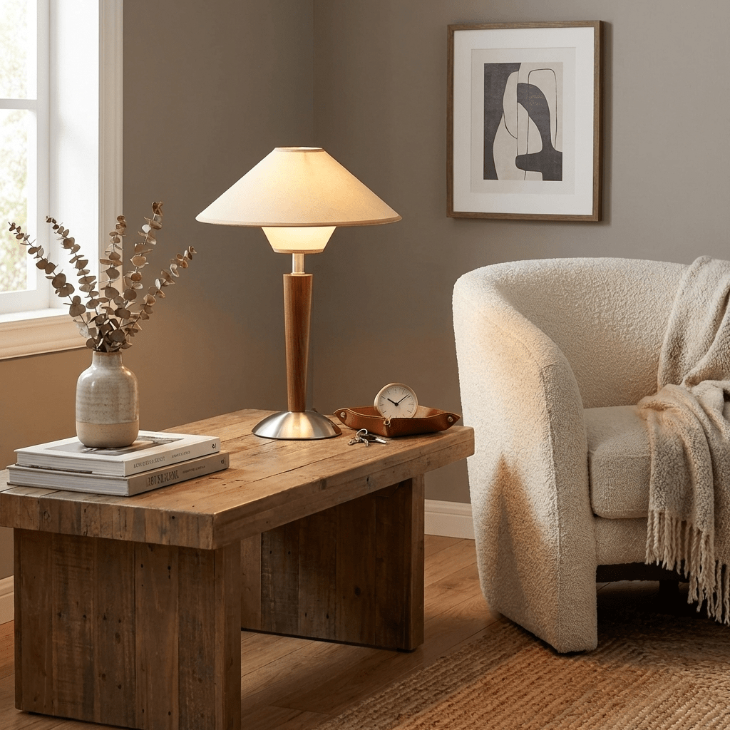 Lampa stołowa Talonwood