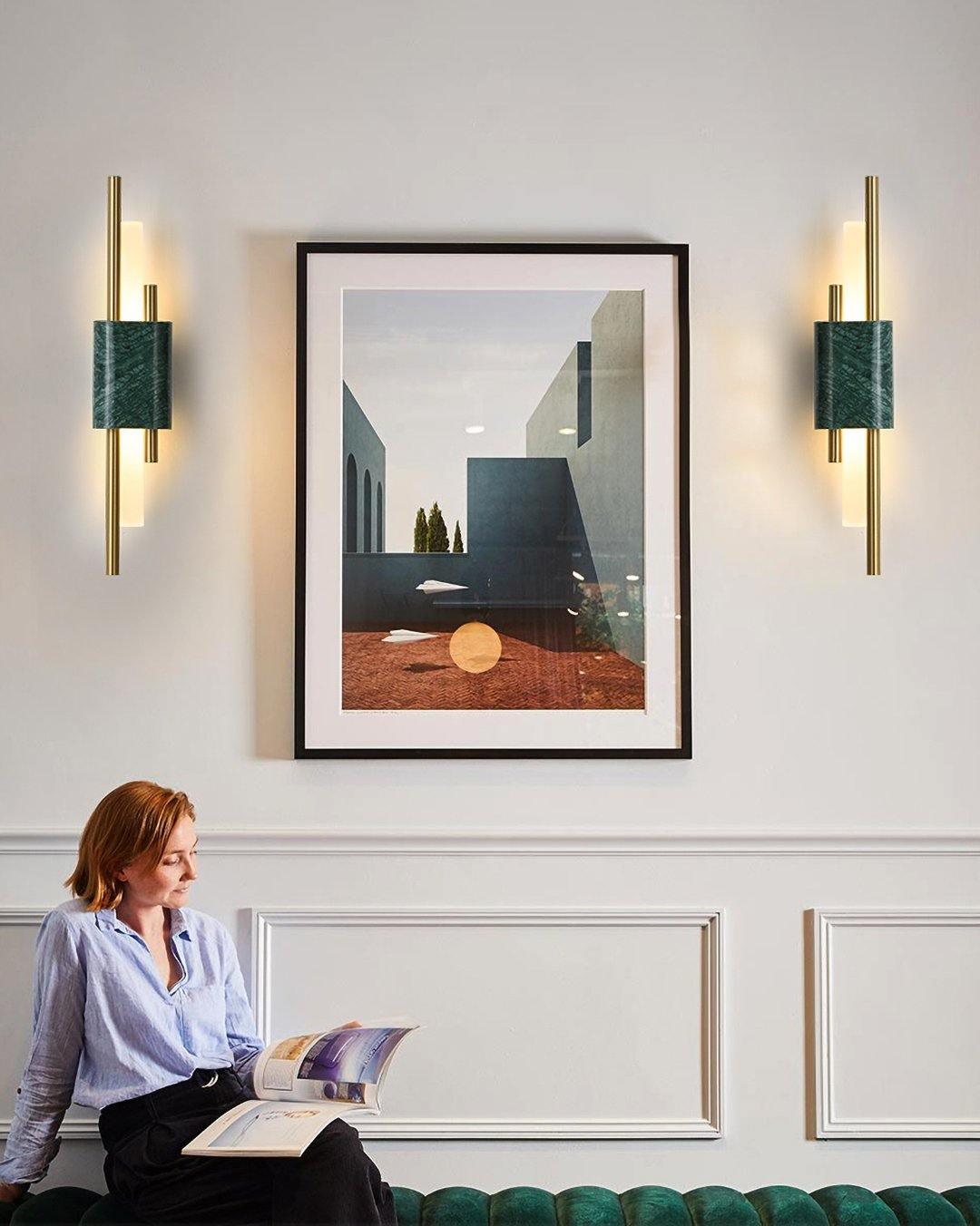 Lampa ścienna Tanto z wtyczką