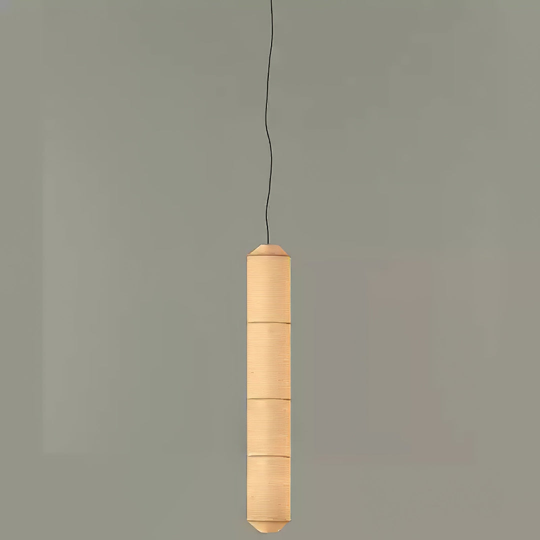 Lampa wisząca Tekio z imitacji jedwabiu