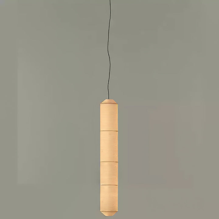 Lampa wisząca Tekio z imitacji jedwabiu