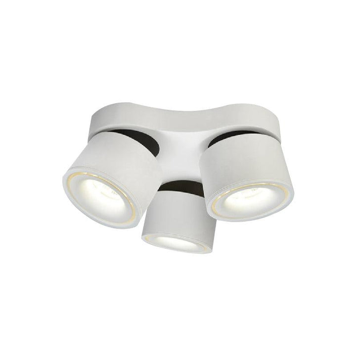 Obrotowa Składana Lampa Punktowa z Trzema Głowicami