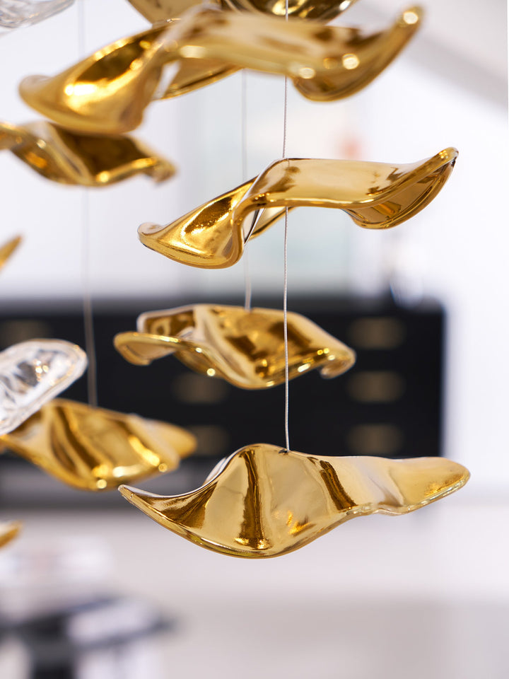 Lampa wisząca z szklanymi wisiorkami Tidal Art