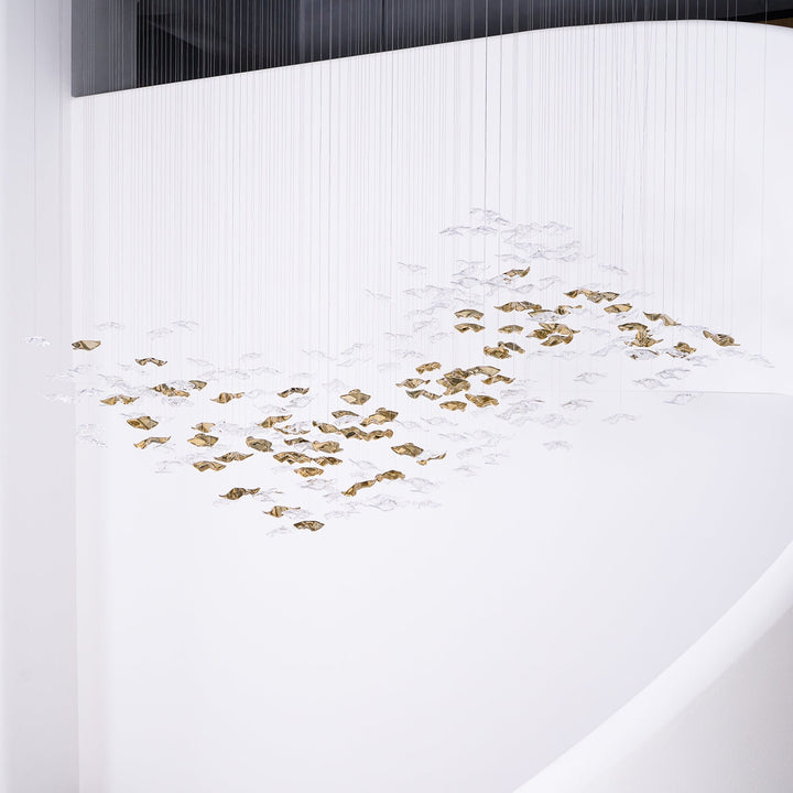 Kryształowy Żyrandol Tidal Art Glass