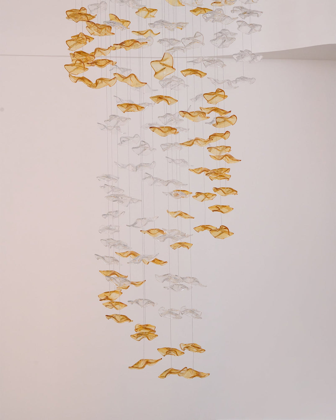 Lampa wisząca z szklanymi wisiorkami Tidal Art