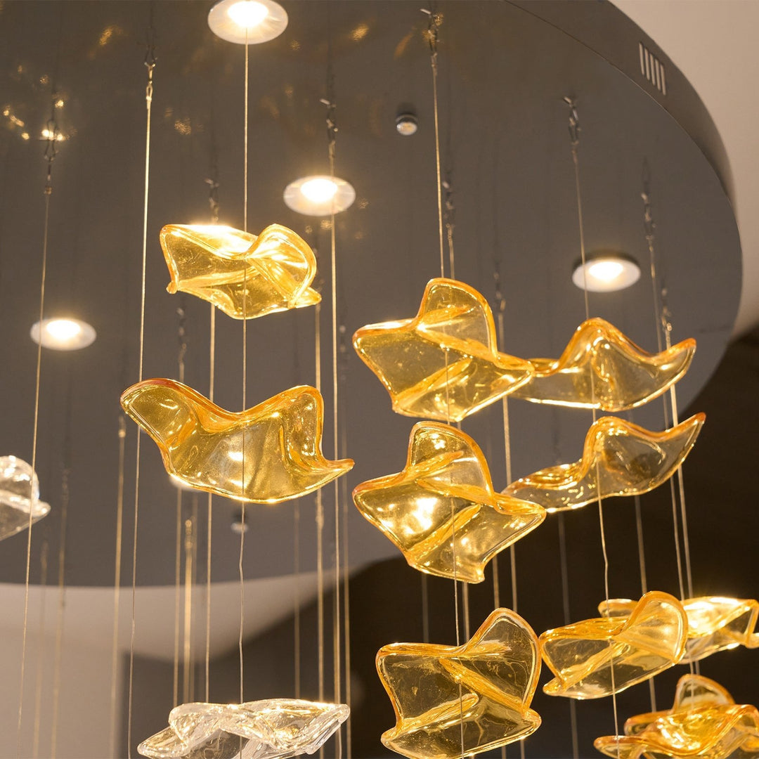 Kryształowy Żyrandol Tidal Art Glass