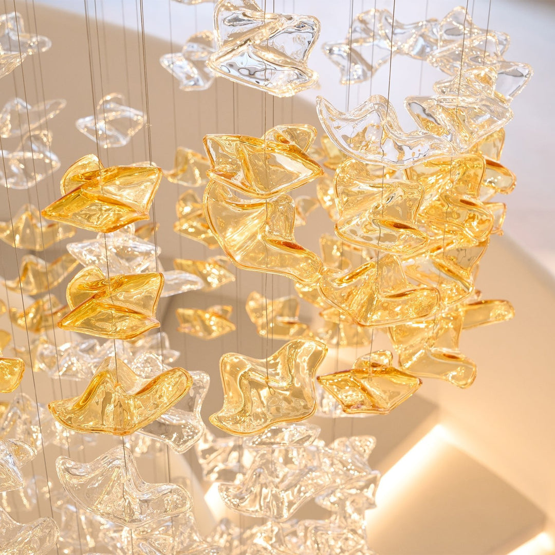 Kryształowy Żyrandol Tidal Art Glass
