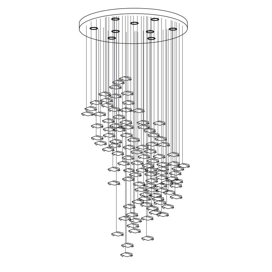 Żyrandol Tidal Stair