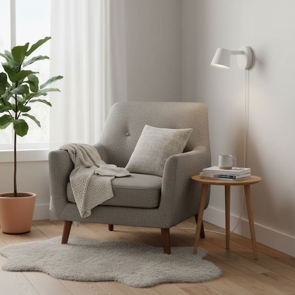 Lampa ścienna Tip z wtyczką