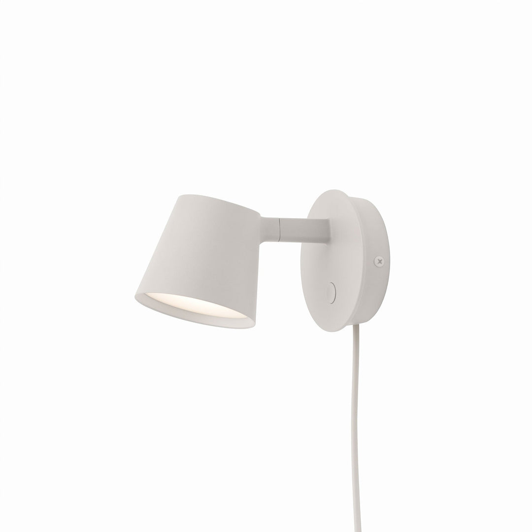 Lampa ścienna Tip z wtyczką