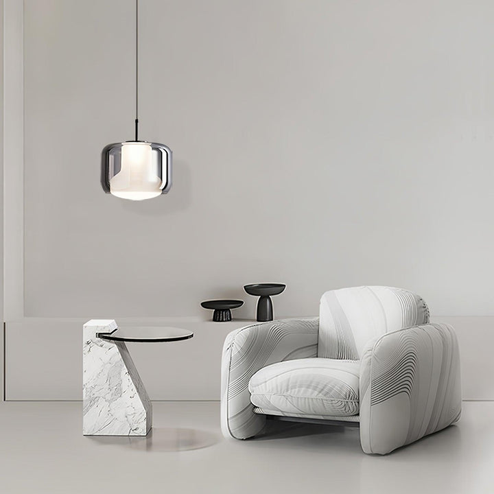 Szklana lampa wisząca Titan