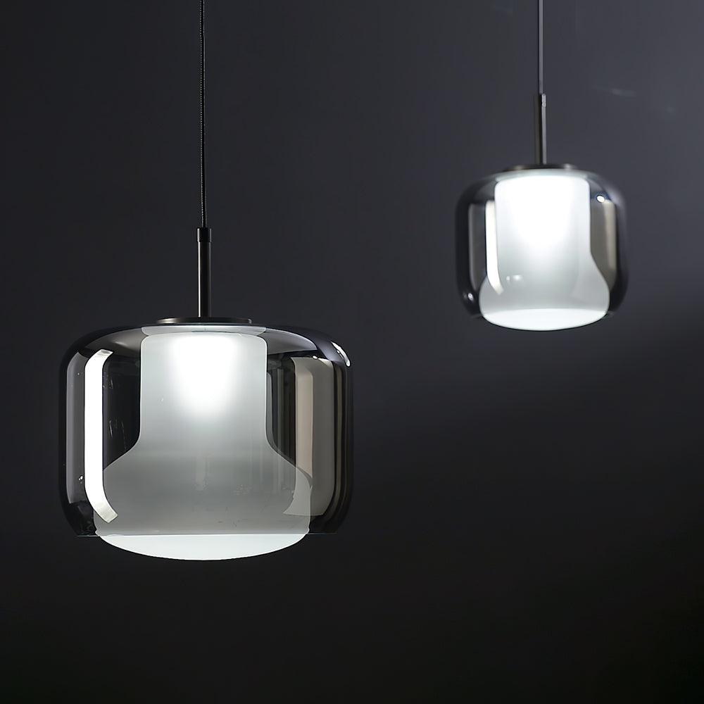 Szklana lampa wisząca Titan