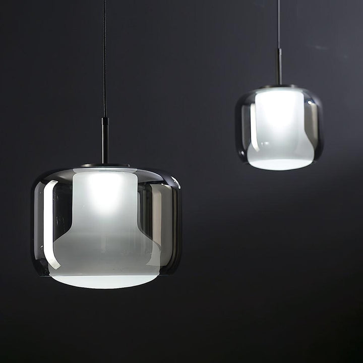 Szklana lampa wisząca Titan