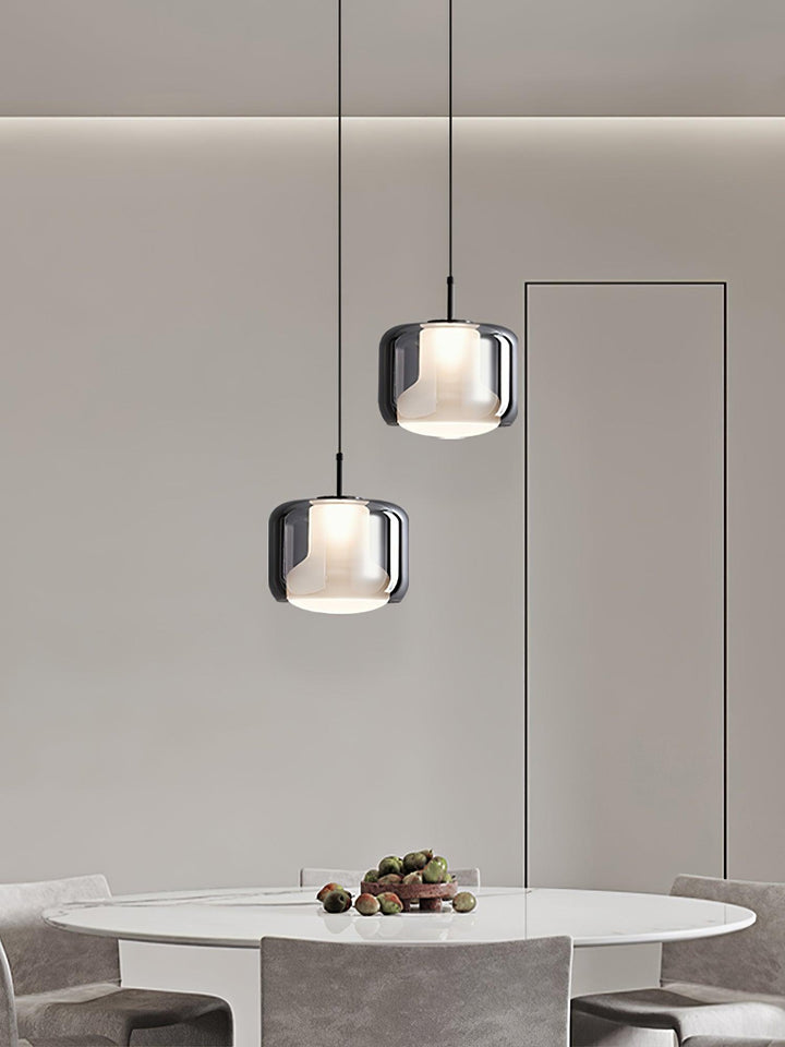 Szklana lampa wisząca Titan