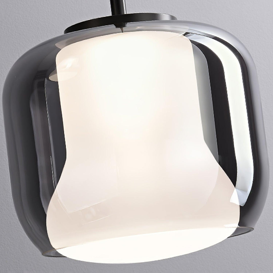 Szklana lampa wisząca Titan