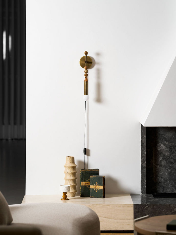 Lampa Ścienna z wtyczką Toam