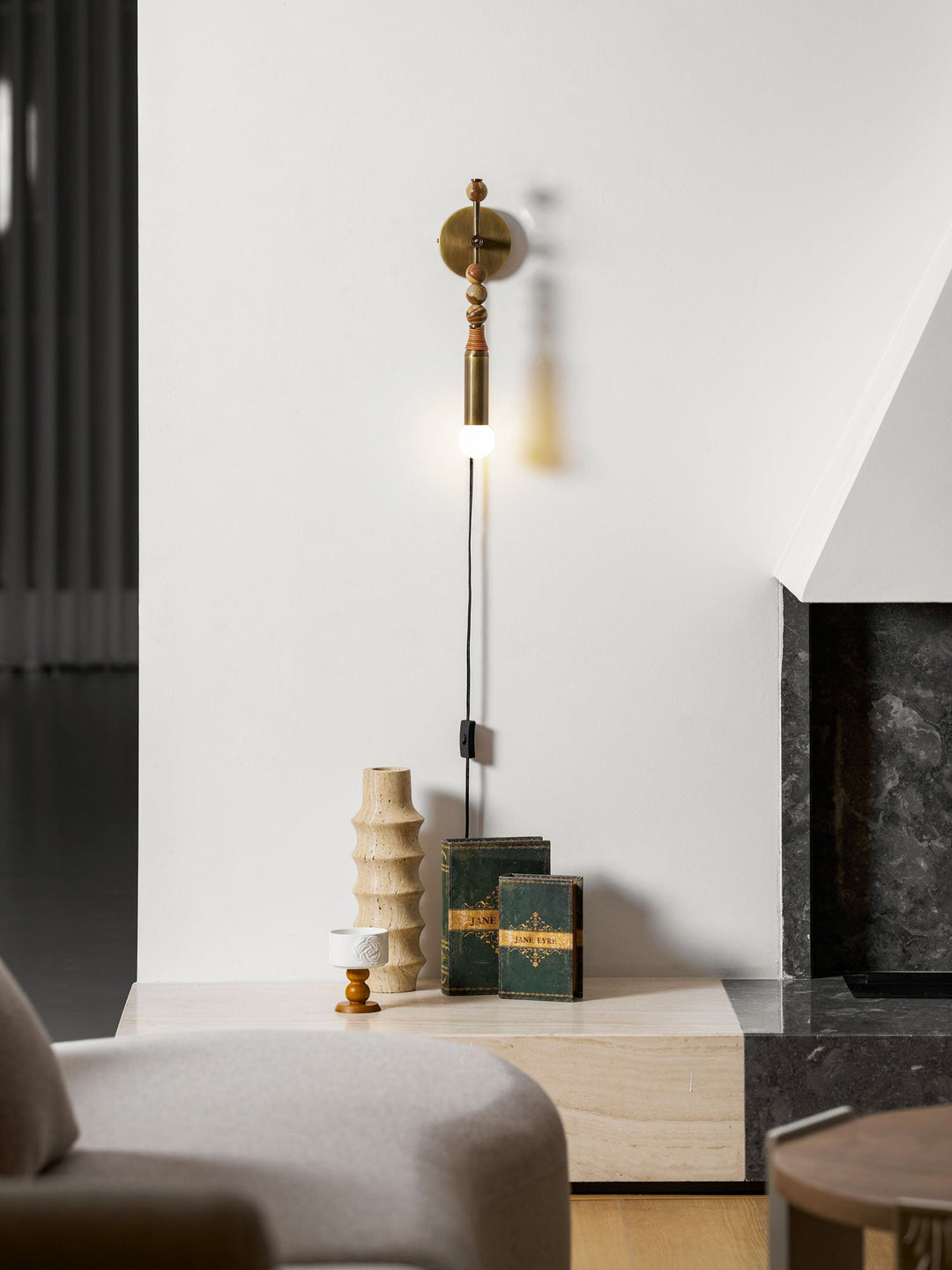 Lampa Ścienna z wtyczką Toam