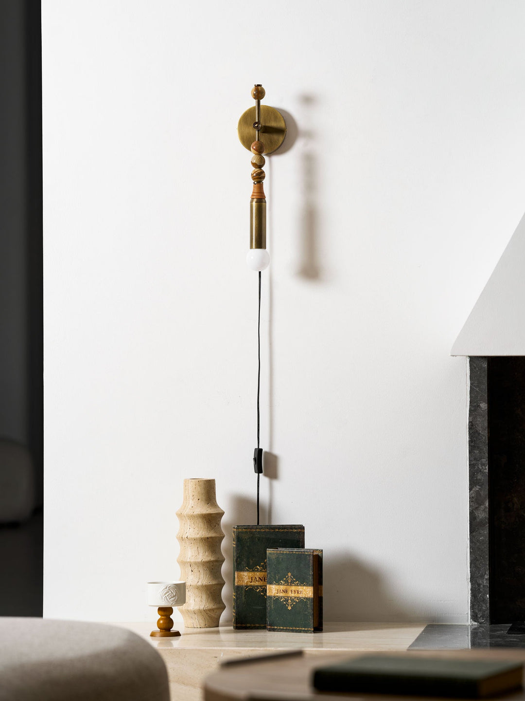 Lampa Ścienna z wtyczką Toam