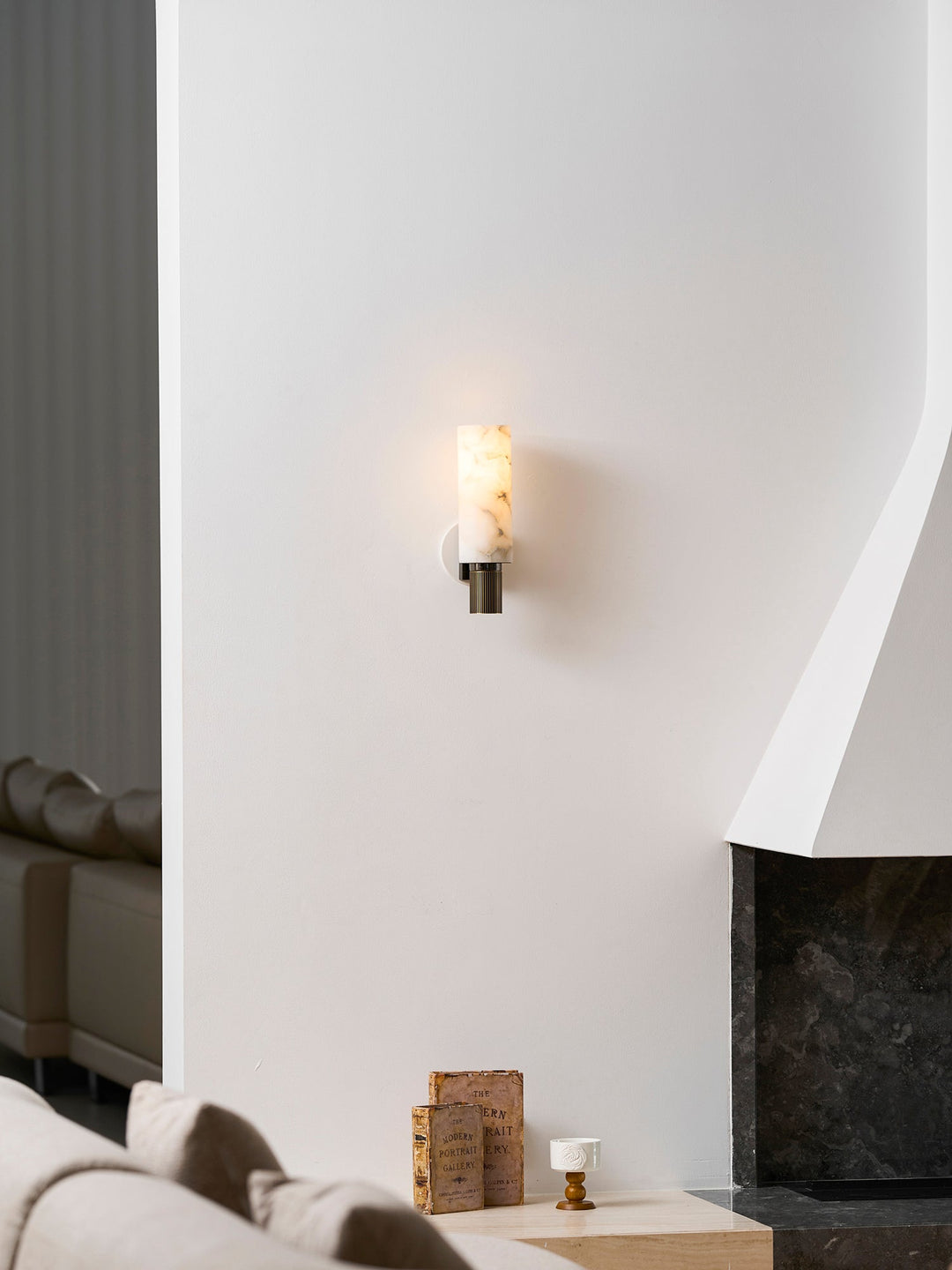 Kinkiet Alabastrowy Torch