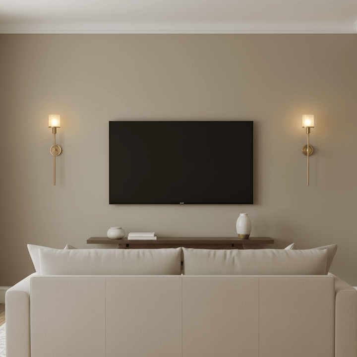 Tracie Classic Alabaster Kinkiet