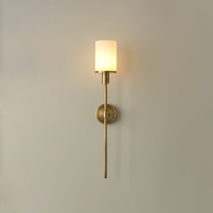 Tracie Classic Alabaster Kinkiet