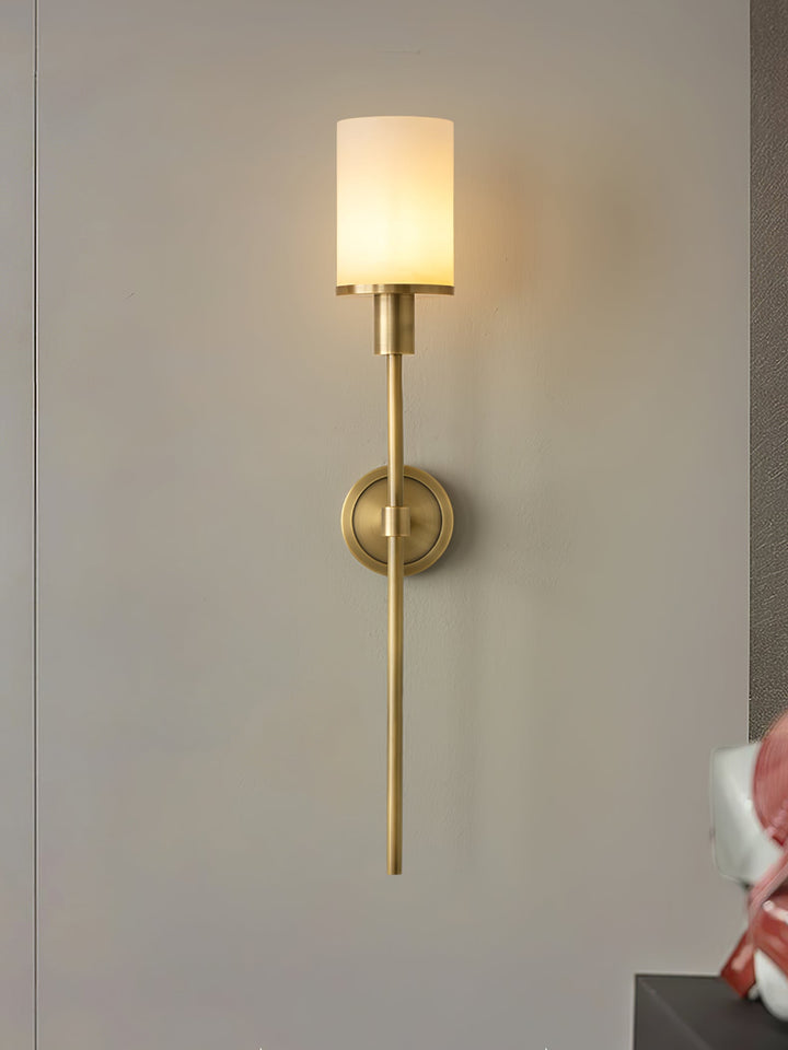 Tracie Classic Alabaster Kinkiet