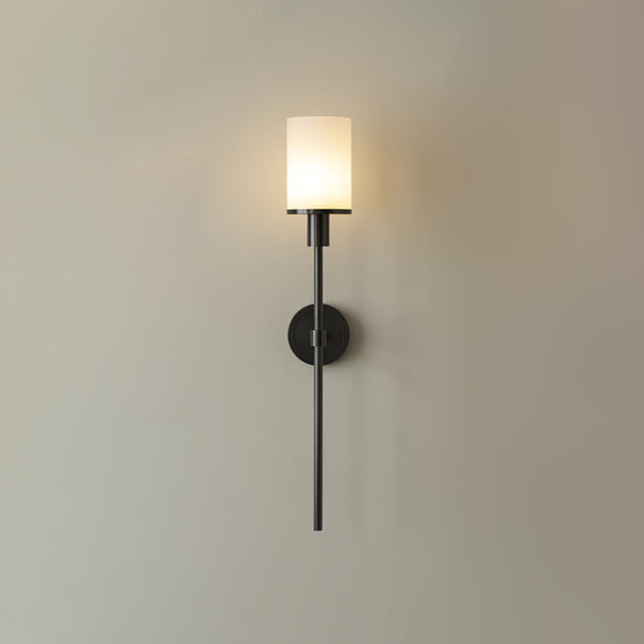 Tracie Classic Alabaster Kinkiet