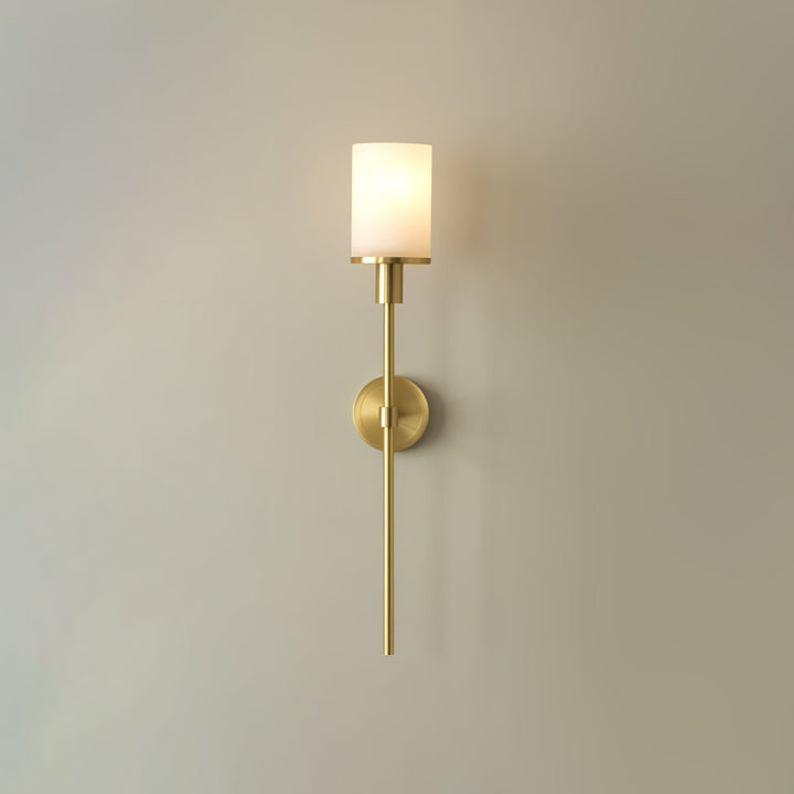 Tracie Classic Alabaster Kinkiet