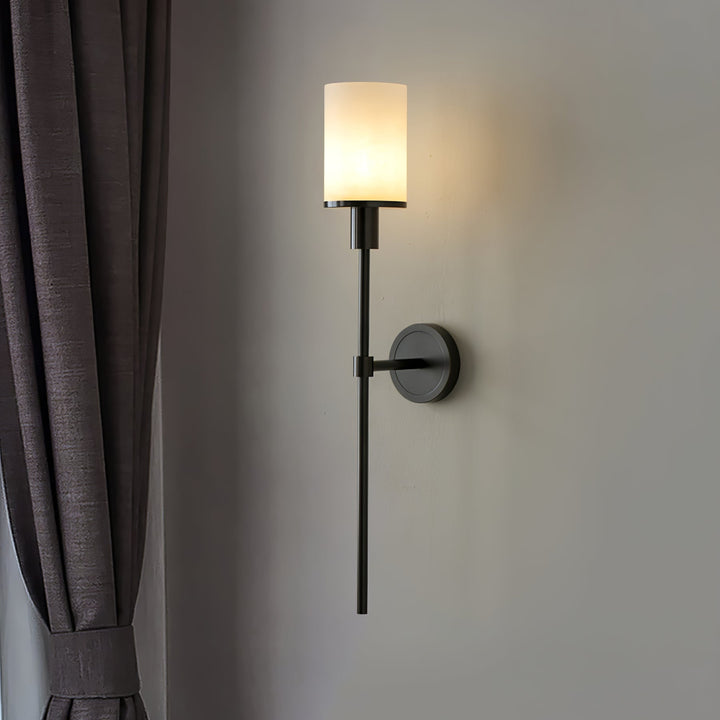 Tracie Classic Alabaster Kinkiet