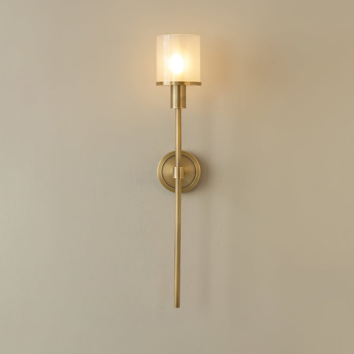 Tracie Classic Alabaster Kinkiet