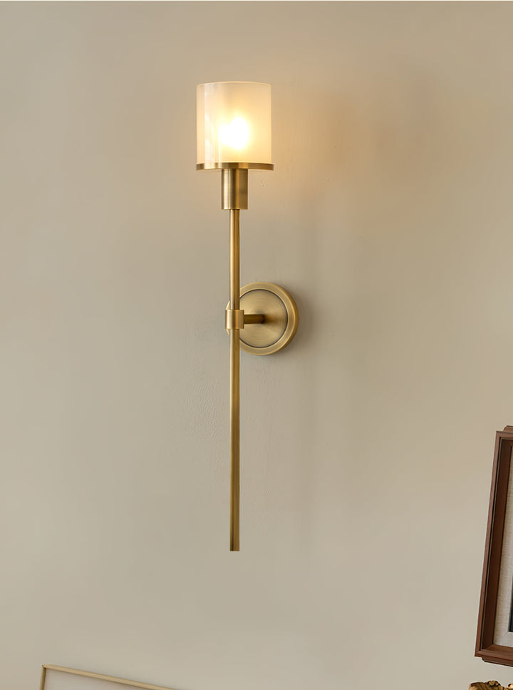 Tracie Classic Alabaster Kinkiet