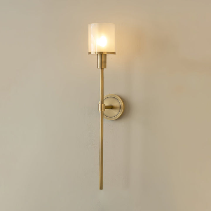 Tracie Classic Alabaster Kinkiet