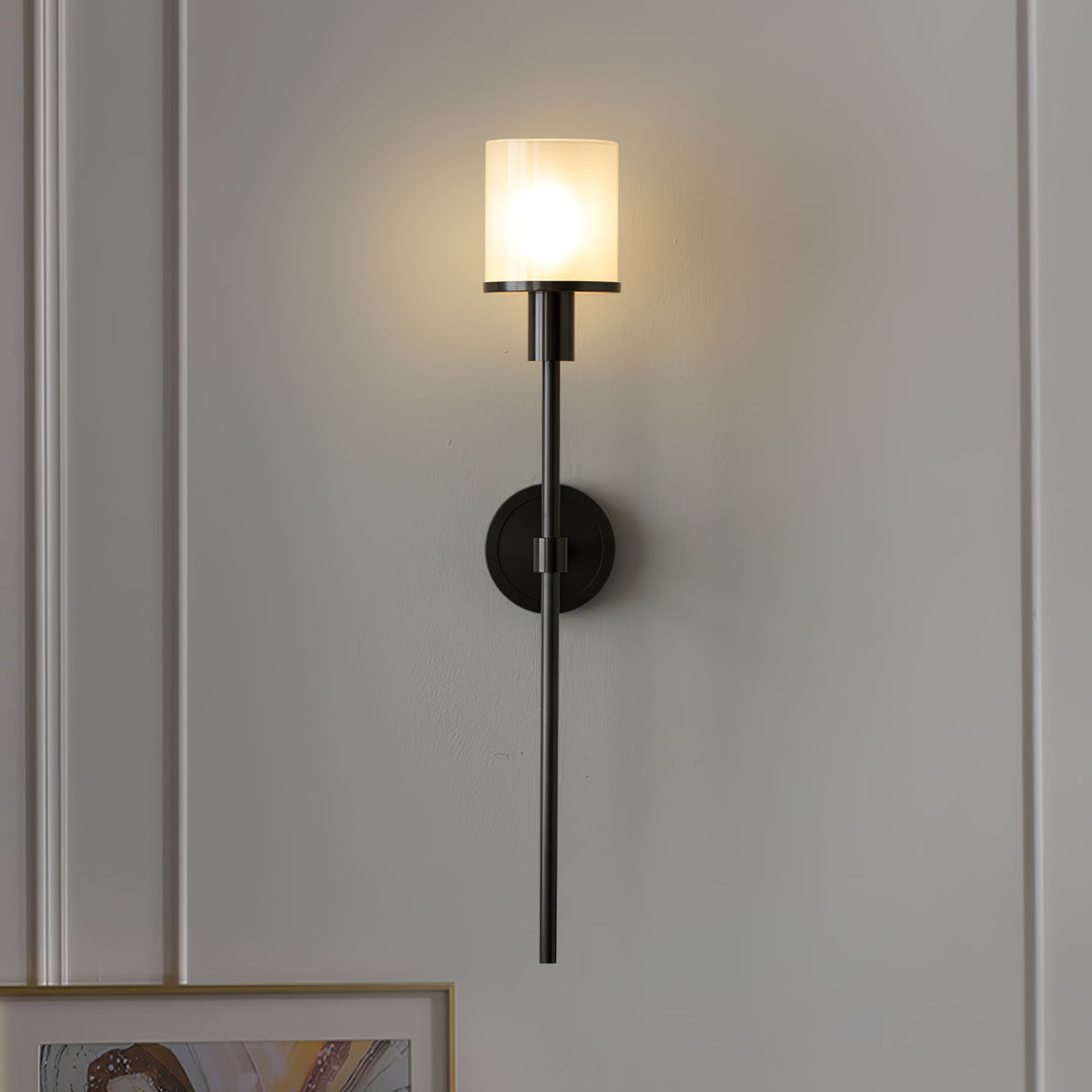 Tracie Classic Alabaster Kinkiet