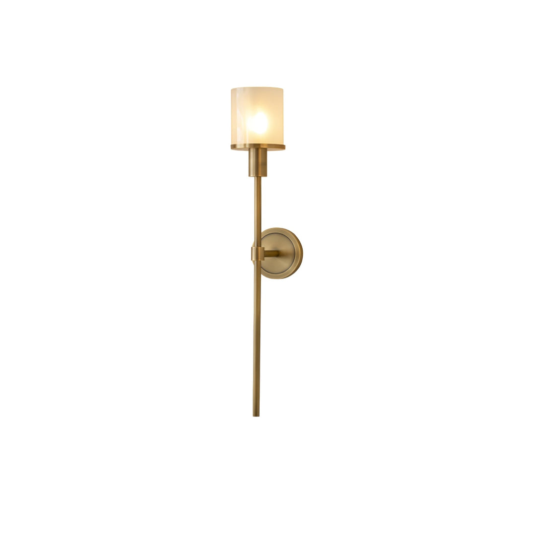 Tracie Classic Alabaster Kinkiet