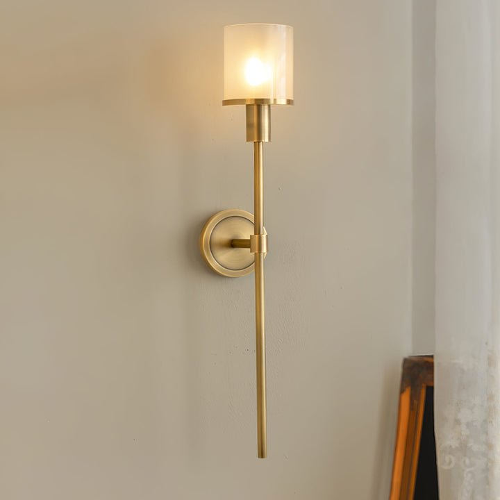 Tracie Classic Alabaster Kinkiet