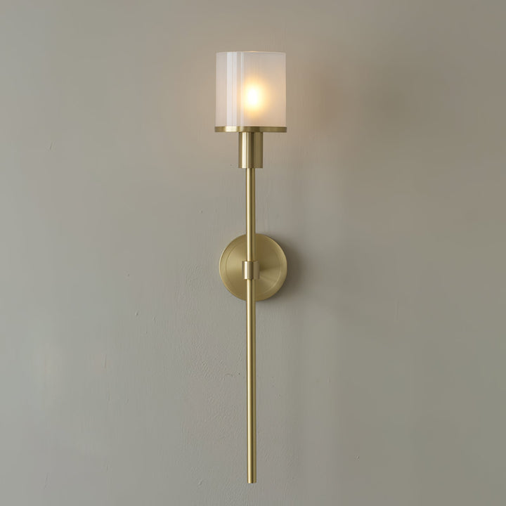 Tracie Classic Alabaster Kinkiet